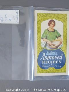 1920's Collection of Food Pamphlets and Recipe Books