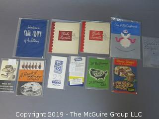 1940's Collection of Food Pamphlets and Recipe Books