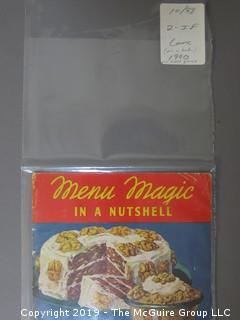 1940's Collection of Food Pamphlets and Recipe Books