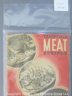 1930's Collection of Food Pamphlets and Recipe Books