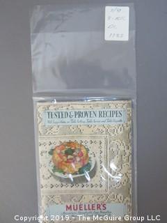 1930's Collection of Food Pamphlets and Recipe Books