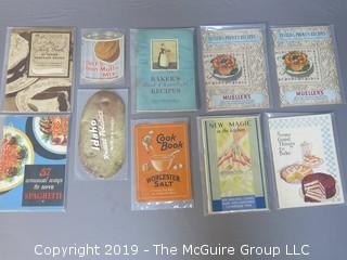 1930's Collection of Food Pamphlets and Recipe Books