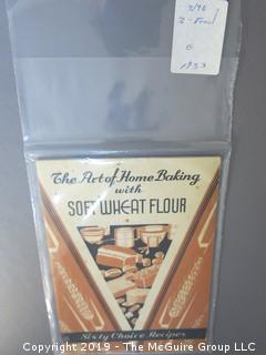 1930's Collection of Food Pamphlets and Recipe Books