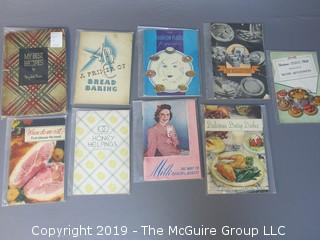 1930's Collection of Food Pamphlets and Recipe Books