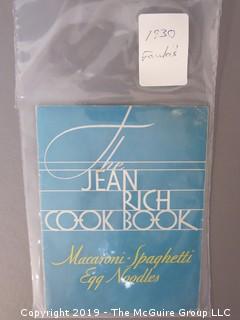 1930's and 40's Collection of Food Pamphlets and Recipe Books