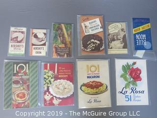 1940's Collection of Food Pamphlets and Recipe Books