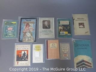 1920's Collection of Food Pamphlets and Recipe Books