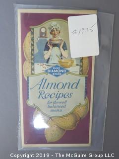 1920's Collection of Food Pamphlets and Recipe Books