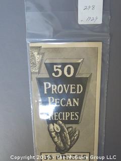 1920's Collection of Food Pamphlets and Recipe Books