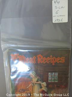 1920's Collection of Food Pamphlets and Recipe Books