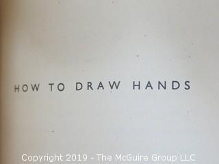 Book Title: "How To Draw Hands" by Oliver Senior; 2nd Impression, April 1945