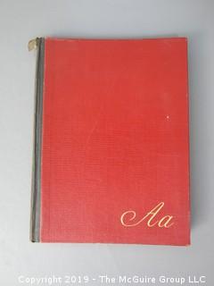 Book Title: "The Script Letter: Its Form, Construction and Application";  author Tommy Thompson; 1947; published by The Studio Ltd., London  WILL SHIP