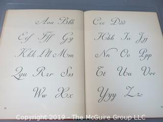 Book Title: "The Script Letter: Its Form, Construction and Application";  author Tommy Thompson; 1947; published by The Studio Ltd., London  WILL SHIP