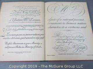 Book Title: "The Script Letter: Its Form, Construction and Application";  author Tommy Thompson; 1947; published by The Studio Ltd., London  WILL SHIP