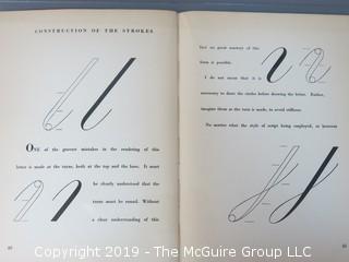 Book Title: "The Script Letter: Its Form, Construction and Application";  author Tommy Thompson; 1947; published by The Studio Ltd., London  WILL SHIP