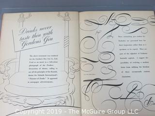 Book Title: "The Script Letter: Its Form, Construction and Application";  author Tommy Thompson; 1947; published by The Studio Ltd., London  WILL SHIP