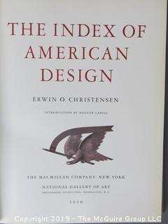 Book Title: "The Index of American Design"; authored by Erwin O. Christensen; 1950; published by MacMillan Co. for The National Gallery of Art, Smithsonian Institution  WILL SHIP