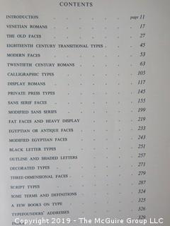 Book Title: "Encyclopedia of Typefaces"; authored by W. Turner Berry and A.F. Johnson; 1953; Blandford Press Ltd; London