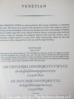 Book Title: "Encyclopedia of Typefaces"; authored by W. Turner Berry and A.F. Johnson; 1953; Blandford Press Ltd; London