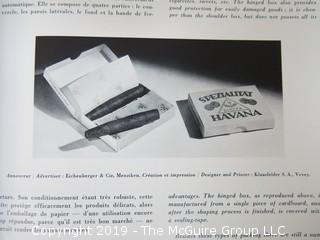 Book Title: "Advertising and Graphic Art; Special Edition; Packaging and Window Display"; published by The Review of Advertising and Graphic Art in Switzerland; 1947