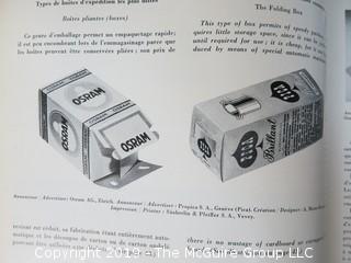 Book Title: "Advertising and Graphic Art; Special Edition; Packaging and Window Display"; published by The Review of Advertising and Graphic Art in Switzerland; 1947