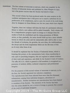 Book Title: "Designers in Britain; Vol. II; A Biennial Review of Graphic and Industrial Design"; compiled by The Society of Industrial Artists; Allan Wingate; London; 1949 WILL SHIP