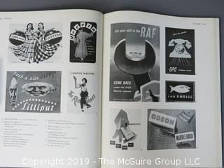 Book Title: "Designers in Britain; Vol. II; A Biennial Review of Graphic and Industrial Design"; compiled by The Society of Industrial Artists; Allan Wingate; London; 1949 WILL SHIP