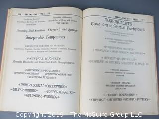 Book Title: "Handbook of Early Advertising Art"; authored by Clarence P. Hornung; 3rd Edition; 1956; published by Dover  WILL SHIP