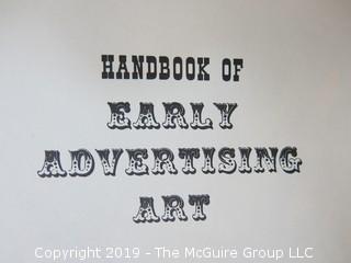 Book Title: "Handbook of Early Advertising Art"; authored by Clarence P. Hornung; 3rd Edition; 1956; published by Dover  WILL SHIP