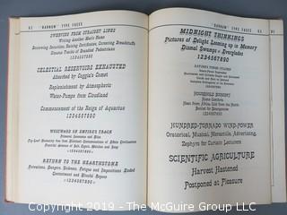 Book Title: "Handbook of Early Advertising Art"; authored by Clarence P. Hornung; 3rd Edition; 1956; published by Dover  WILL SHIP