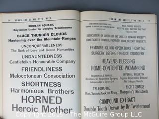 Book Title: "Handbook of Early Advertising Art"; authored by Clarence P. Hornung; 3rd Edition; 1956; published by Dover  WILL SHIP