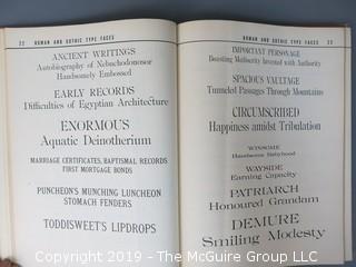 Book Title: "Handbook of Early Advertising Art"; authored by Clarence P. Hornung; 3rd Edition; 1956; published by Dover  WILL SHIP