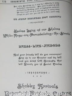 Book Title: "Handbook of Early Advertising Art"; authored by Clarence P. Hornung; 3rd Edition; 1956; published by Dover  WILL SHIP