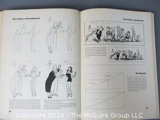 Book Title: "A Complete Guide to Professional Cartooning"; authored by Gene Byrnes; 1950; printed by the Polygraphic Company of America; published by Bell; PA