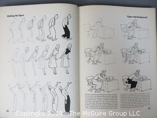 Book Title: "A Complete Guide to Professional Cartooning"; authored by Gene Byrnes; 1950; printed by the Polygraphic Company of America; published by Bell; PA