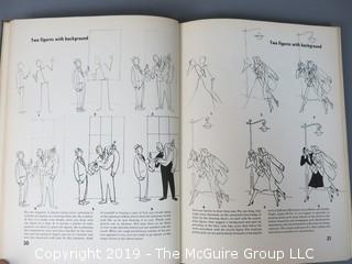 Book Title: "A Complete Guide to Professional Cartooning"; authored by Gene Byrnes; 1950; printed by the Polygraphic Company of America; published by Bell; PA