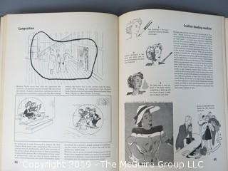 Book Title: "A Complete Guide to Professional Cartooning"; authored by Gene Byrnes; 1950; printed by the Polygraphic Company of America; published by Bell; PA