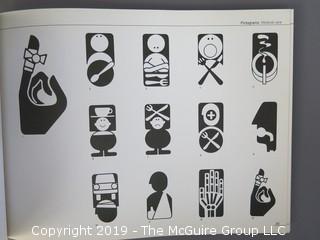 Book Title: "Visual Elements 1: Pictograms"; produced by Blount and Co, NJ and published by Rockport, MA;  1988