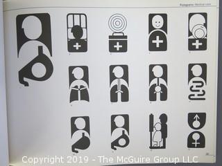 Book Title: "Visual Elements 1: Pictograms"; produced by Blount and Co, NJ and published by Rockport, MA;  1988