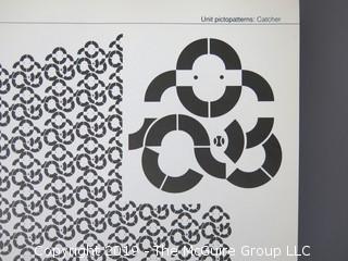 Book Title: "Visual Elements 1: Pictograms"; produced by Blount and Co, NJ and published by Rockport, MA;  1988