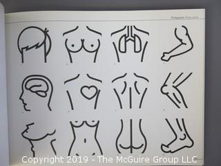 Book Title: "Visual Elements 1: Pictograms"; produced by Blount and Co, NJ and published by Rockport, MA;  1988