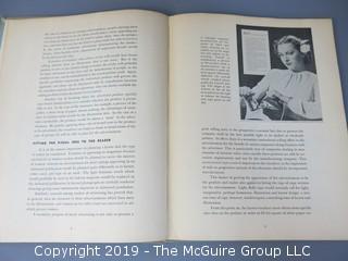 Book Title: "Advertising Layout: The Projection of an Idea"; authored by Richard S. Chenault; editor of The American Magazine; printed by Oberly and Newell Lithograph Co.; 2nd printing; published by Heck-Cattell, New York; 1946