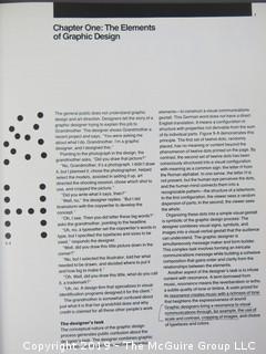 Book Title: "Type and Image: The Language of Graphic Design"; authored by Philip B. Meggs; published by Van Nostrand Reinhold, New York; First Edition; 1989