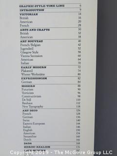 Book Title: "Graphic Style: From Victorian to Post-Modern"; authored by Steven Heller and Seymour Chwast; published by Harry N. Abrams, New York; "; 1988