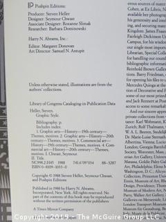 Book Title: "Graphic Style: From Victorian to Post-Modern"; authored by Steven Heller and Seymour Chwast; published by Harry N. Abrams, New York; "; 1988