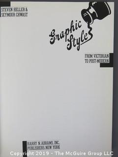 Book Title: "Graphic Style: From Victorian to Post-Modern"; authored by Steven Heller and Seymour Chwast; published by Harry N. Abrams, New York; "; 1988