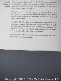 Book Title: "Advertising Directions 2: Trends in Visual Advertising"; edited by Arthur Hawkins and Edward Gottschall; published by Art Directions Book Co., New York; 1961