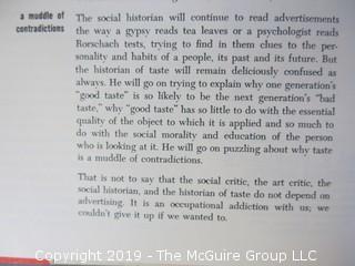 Book Title: "Advertising Directions 2: Trends in Visual Advertising"; edited by Arthur Hawkins and Edward Gottschall; published by Art Directions Book Co., New York; 1961