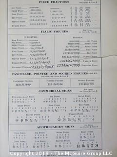 Trade Catalog: "Handbook of Printing Types: Specimens For Printers"; Bruce's New York Type Foundry; offered by V. B. Munson, successors to Geo. Bruce's and Sons; New York;   WILL SHIP