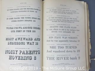 Trade Catalog: "Handbook of Printing Types: Specimens For Printers"; Bruce's New York Type Foundry; offered by V. B. Munson, successors to Geo. Bruce's and Sons; New York;   WILL SHIP